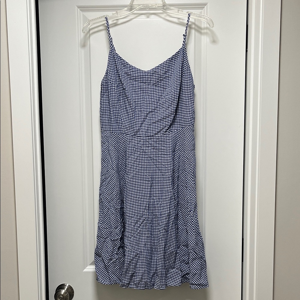 Old Navy Blue Gingham Women's Dress